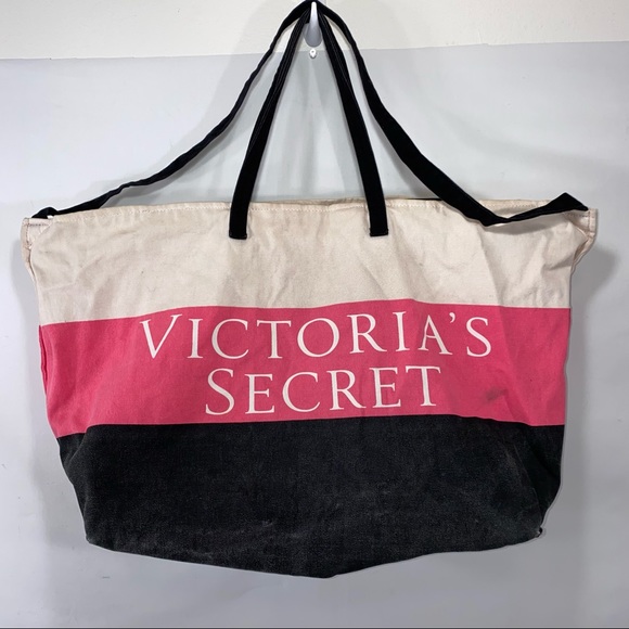 Victoria's Secret Other - Victoria Secret Pink Weekender Big Tote Bag with Shoulder Strap And Zipper